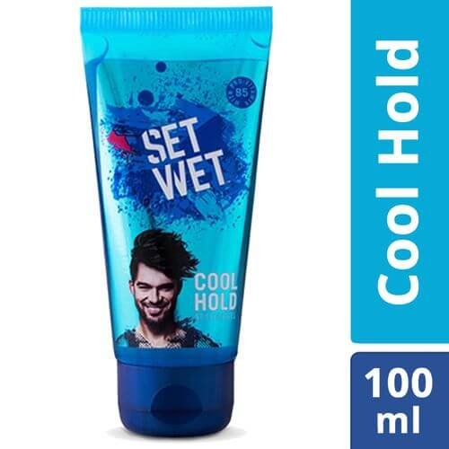 Set Wet Cool Hold Styling Hair Gel, 100 ml Tube